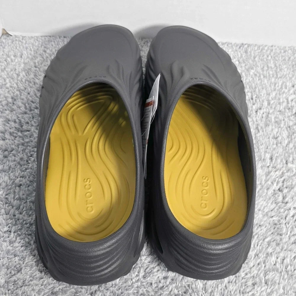 Crocs Echo Wave Clogs Slip On Shoes Men's Size 11 Black Sand NEW NWT 210521-0LD - Picture 7 of 10